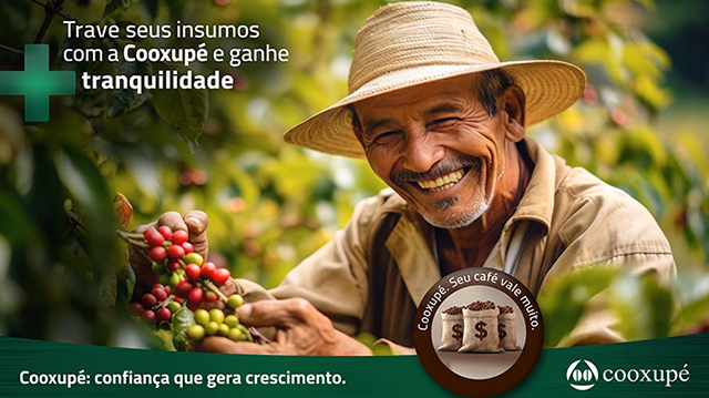 Cooxupé — Trave seus insumos com a Cooxupé e ganhe tranquilidade