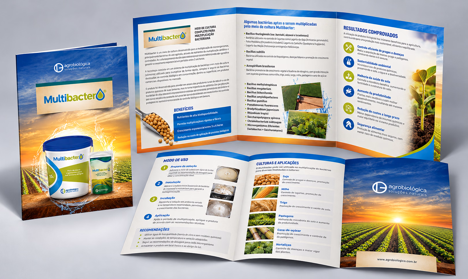 Agrobiológica — Multibacter — Multibacter: renovação de identidade e embalagem no agronegócio.